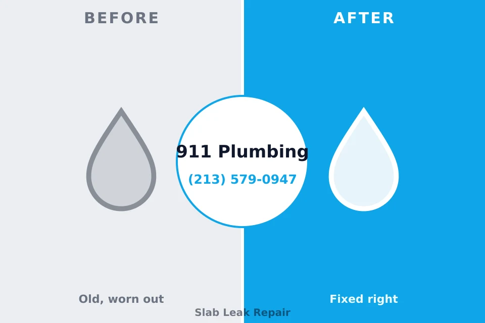 Before and after: plumbing company Blanco, TX